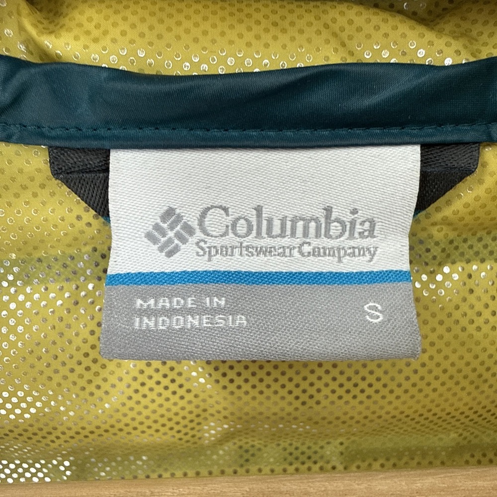 Columbia Womens Teal Down Feather Puffer Jacket Size Small Outdoors Insulated - Picture 6 of 9